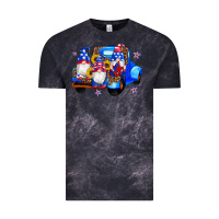 Cloud Black american flag gnomes truck sunflowers star leopard Vintage Tee - Artiststas