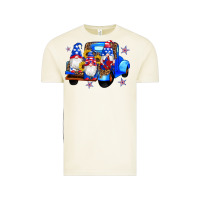 Vintage Arctic american flag gnomes truck sunflowers star leopard Vintage Tee - Artiststas