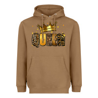 Toasted Coconut queen glitter Heavyweight Hoodie - RanaPortraitStore
