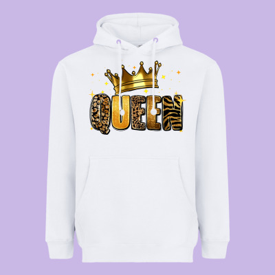 Heavyweight Hoodie queen glitter