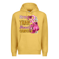 Antique Gold Stronger than breast cancer Premium Hoodie - Artiststas
