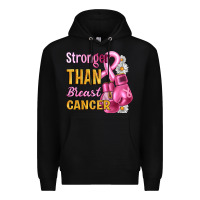 Black Stronger than breast cancer Premium Hoodie - Artiststas