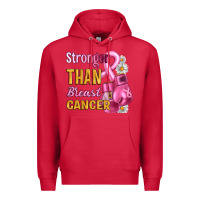 Cardinal Stronger than breast cancer Premium Hoodie - Artiststas