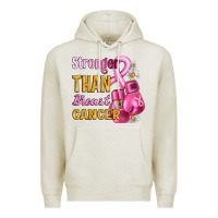 Oatmeal Heather Stronger than breast cancer Premium Hoodie - Artiststas