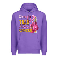 Purple Stronger than breast cancer Premium Hoodie - Artiststas