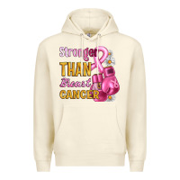 Sandshell Stronger than breast cancer Premium Hoodie - Artiststas