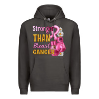 Smoke Stronger than breast cancer Premium Hoodie - Artiststas