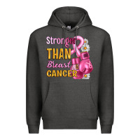 Charcoal Heather Stronger than breast cancer Premium Hoodie - Artiststas