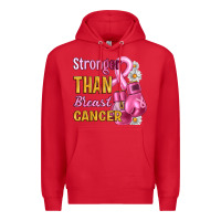 Red Stronger than breast cancer Premium Hoodie - Artiststas