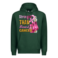 Sports Green Stronger than breast cancer Premium Hoodie - Artiststas