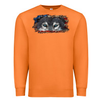 Carrot wolf eyes american flag Premium Sweatshirt - RanaPortraitStore