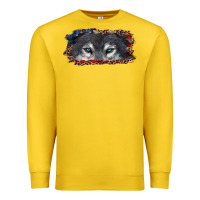 Lemon wolf eyes american flag Premium Sweatshirt - RanaPortraitStore