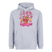 Heather Grey be my valentine light skinned girl sneakers Heavyweight Hoodie - RanaPortraitStore