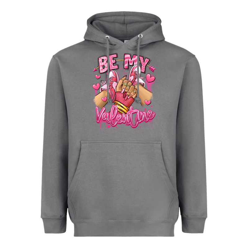 Be My Valentine Light Skinned Girl Sneakers Heavyweight Hoodie by RanaPortraitStore | Teevron