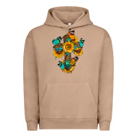 Pigment Burro cross with butterfly Urban Hoodie - BundleAndBundleShop