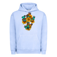 Pigment Grape Ice cross with butterfly Urban Hoodie - BundleAndBundleShop