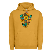 Pigment Peanut Butter cross with butterfly Urban Hoodie - BundleAndBundleShop