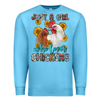 Just A Girl Who Loves Chickens Premium Sweatshirt | Teevron