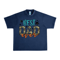 Navy best dad ever Urban Heavy Tee - Artiststas