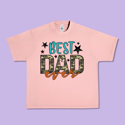 Best Dad Ever Urban Heavy Tee Designed By Artiststas