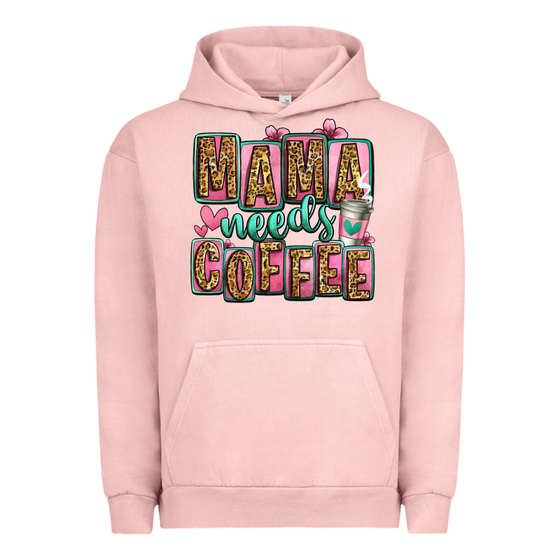 Mama Needs Coffee Mother's Day Urban Hoodie by Jasminsmagicworld | Teevron