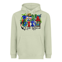 Matcha pura vida costa rica rana Heavyweight Hoodie - RanaPortraitStore
