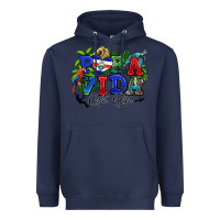 Navy pura vida costa rica rana Heavyweight Hoodie - RanaPortraitStore