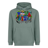 Sage pura vida costa rica rana Heavyweight Hoodie - RanaPortraitStore