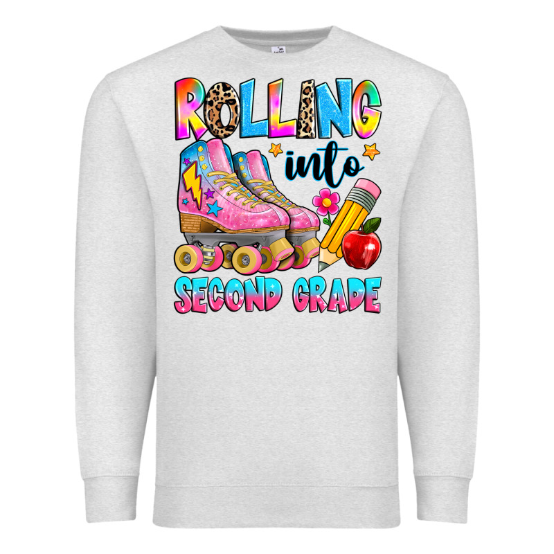 Rolling Into Second Grade Premium Sweatshirt by texasbilliewilder | Teevron