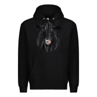 Black black angus Premium Hoodie - JahusDesignShop