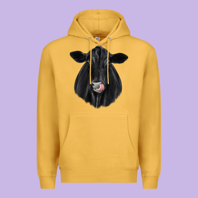 Black Angus Premium Hoodie Designed By Jahusdesignshop