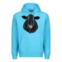 Ocean Blue black angus Premium Hoodie - JahusDesignShop