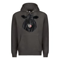 Smoke black angus Premium Hoodie - JahusDesignShop