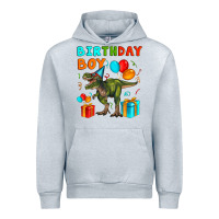 Heather Grey birthday boy t rex Urban Hoodie - Artiststas