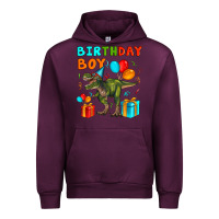 Mauve Wine birthday boy t rex Urban Hoodie - Artiststas