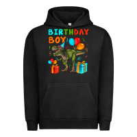 Pigment Black birthday boy t rex Urban Hoodie - Artiststas