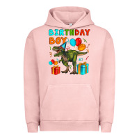 Pigment Salmon birthday boy t rex Urban Hoodie - Artiststas