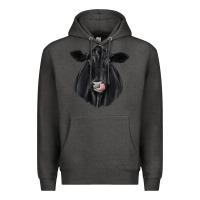 Charcoal Heather black angus Premium Hoodie - JahusDesignShop