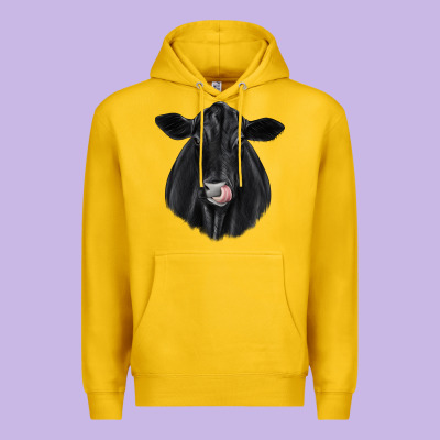Black Angus Premium Hoodie Designed By Jahusdesignshop