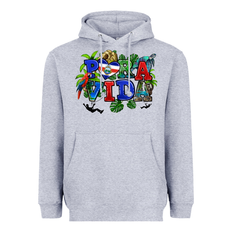 Pura Vida Costa Rica Heavyweight Hoodie by RanaPortraitStore | Teevron