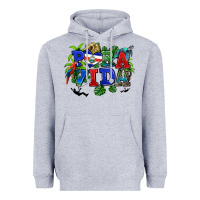 Heather Grey pura vida costa rica Heavyweight Hoodie - RanaPortraitStore