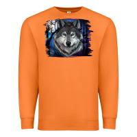 Carrot wolf and full moon Premium Sweatshirt - RanaPortraitStore