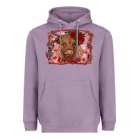 Lavender be mine cow Heavyweight Hoodie - RanaPortraitStore