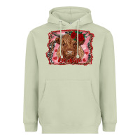 Matcha be mine cow Heavyweight Hoodie - RanaPortraitStore