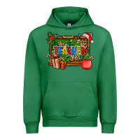 Emerald christmas teacher and coffe cup with board Urban Hoodie - AdoDesignShop
