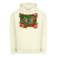 Pigment Pistachio christmas teacher and coffe cup with board Urban Hoodie - AdoDesignShop