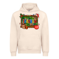 Sandshell christmas teacher and coffe cup with board Urban Hoodie - AdoDesignShop