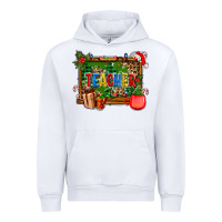 White christmas teacher and coffe cup with board Urban Hoodie - AdoDesignShop