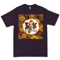 Plum joy to the world christmas cow Premium Tee - LillyAllenDesigns