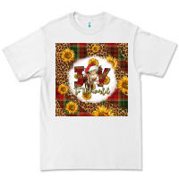 White joy to the world christmas cow Premium Tee - LillyAllenDesigns